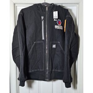Matco Tools Berne Jacket Mens Large Black Hooded Insulated Workwear MHJ61BK40